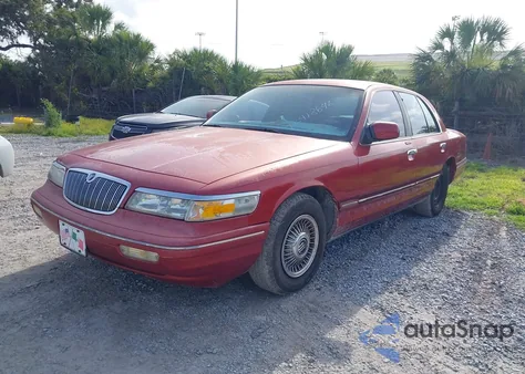 1997 Mercury Grand Marquis Gs из США, поврежденный, VIN 2MELM74W4VX723365